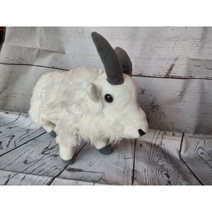 Wild Republic 2016 White Mountain Goat Soft Plush Stuffed Animal Toy 12 Inch EUC